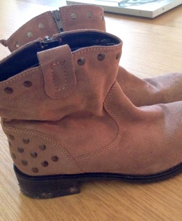 Stiefeletten Boots von Tamaris in braun mit Reißverschluss flach 40