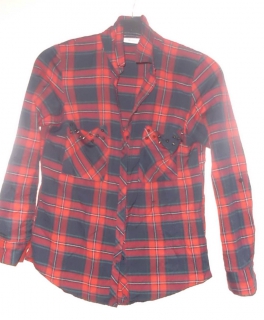 Holzfällerhemd Karohemd mit Nieten