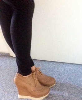 Plateau Keilabsatz Schuhe