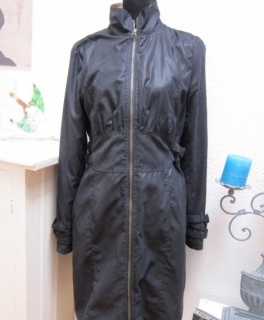 Übergangsjacke mit schönem Innenfutter Mantel Trenchcoat artig 50er 50s