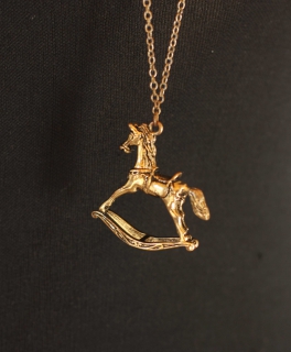 Accessorize Kette Schaukelpferd, gold