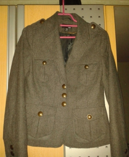 H&M Blazer NEU Military Gold Knöpfe 38