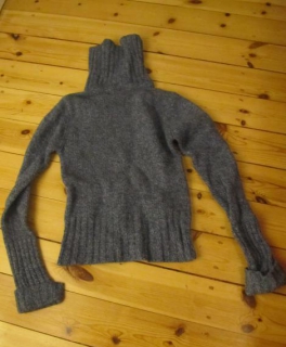 Rollkragen Pulli aus Lammwolle!