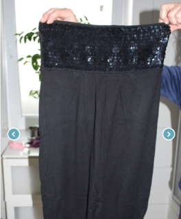 Glitzerkleid trägerlos / tubekleid / Partykleid