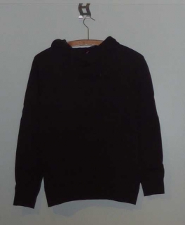 H&M Dunkelbrauner Kapuzenpullover