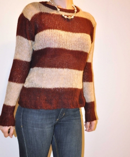Gestreifter Strickpulli von Zara