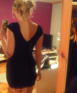 kurzes Spitzenkleid / H&M