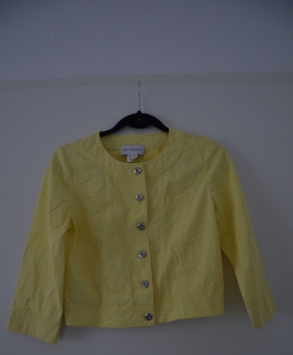 süße gelbe Jacke Bolero Blazer