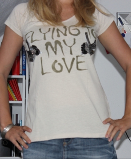 T-Shirt Paletten beige romantisch