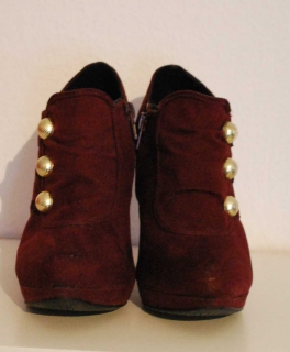 Stiefelette Bordeaux Größe 36 