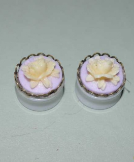 Plugs 18mm Tunnel Rose Pastell