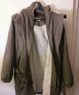 Warmer Khaki Parka mit Innenfuter