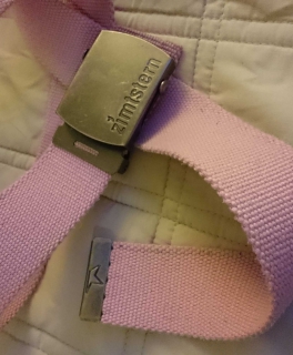 rosa Zimtstern Gürtel, pink