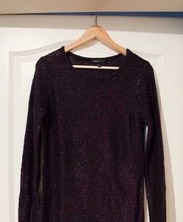 Pailetten-Strickkleid von Mango