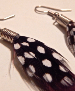 Federohrringe / ethno / boho / hippie