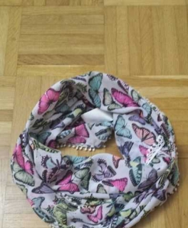 Bunter Schmetterling Schlauchschal / H&M