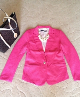 Zara Blazer pink hipster swag fashion lookbook