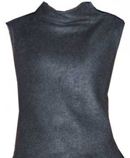 Fleece Stehkragen warm Herbst grau kuschelig