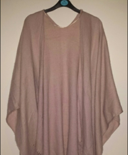 Damen#Poncho#altRosa