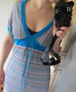 EDC ESprit, Sommerliches Buntes Kleid Größe M, Gestreift