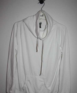 Weißer Kragenpullover Takko Größe XL