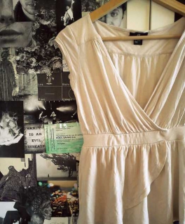 Puderfarbene Vintage Tunika / Shirt