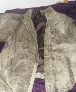 Echt Leder Jacke Größe 38