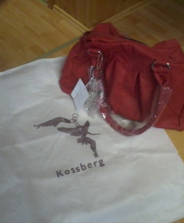 ECHTE Kossberg in rot Handtasche NEU Tasche