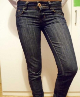 Skinnyjeans Jeans Skinny Bluejeans usedlook 34/36 Telly Weijl