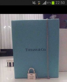 Tiffany & Co. Kette und Anhänger Charm Lock Schloss