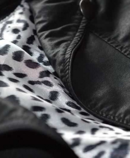 süße Lederjacke Gr36 ?