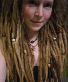 diy dreadperlen aus holz, einzigartig!