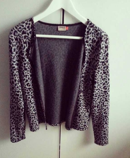 Only cardigan leoprint