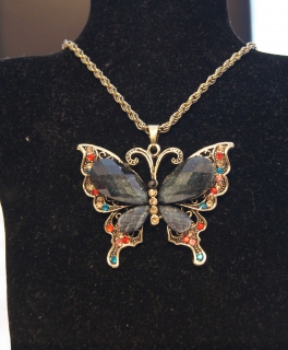 Schmetterlings Anhänger mit Kette