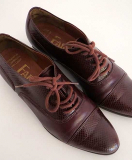 Schöne vintage Halbschuhe in Boyfriend Stil / true vintage 