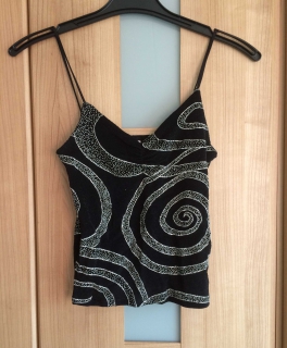Top mit Glitzer Größe 36