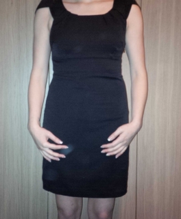 schwarzes elegantes Kleid von Vero Moda