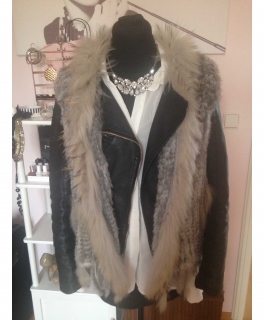 Real Fur Fellweste NEU