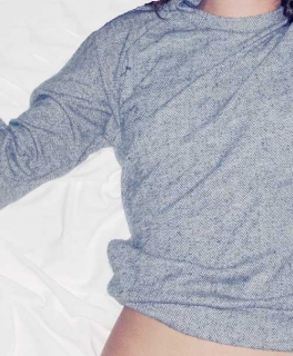 American Apparel, Herringbone Comet Pullover, Pulli, Sweatshirt, Blogger, AA, Hipster, M