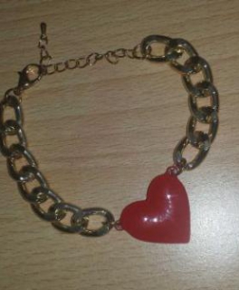 Rotes Hipster Armband 