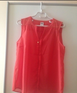 oranges Oberteil von Vero Moda
