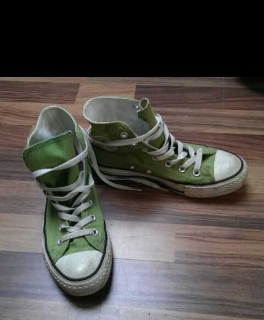 Grüne Converse Chucks