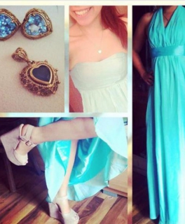 Abendkleid, Ballkleid, Brautjungernkleid, lang