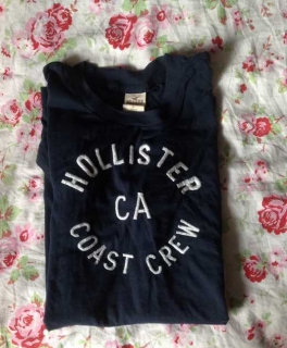 Hollister Shirt Marineblau