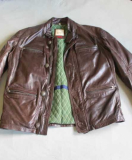 Braune Lederjacke (Limitierte 3 Musketiere Edition) / McNeal 