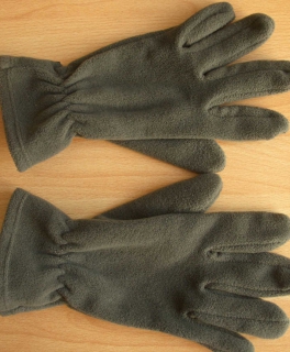 graue Handschuhe Gr. M-L Fleece - sehr weich *NEU