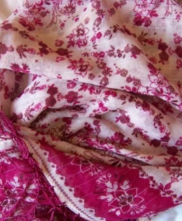 Tuch Blumen Sommertuch Fransen H&M blogger