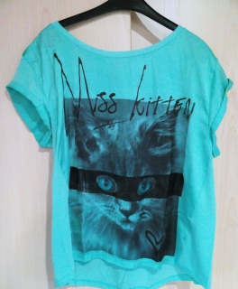 Miss Kitten - T-Shirt - Türkis