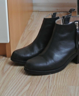 Boots Chelsea Ankle Boots lederschuhe zip up leder boots