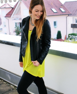 Longtop leuchtend gelbgrün